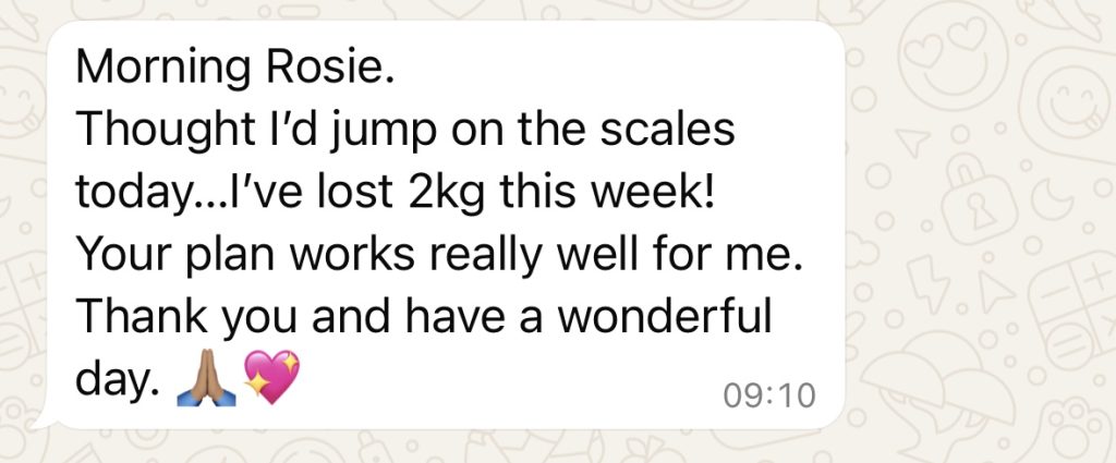 WhatsApp testimonial 1